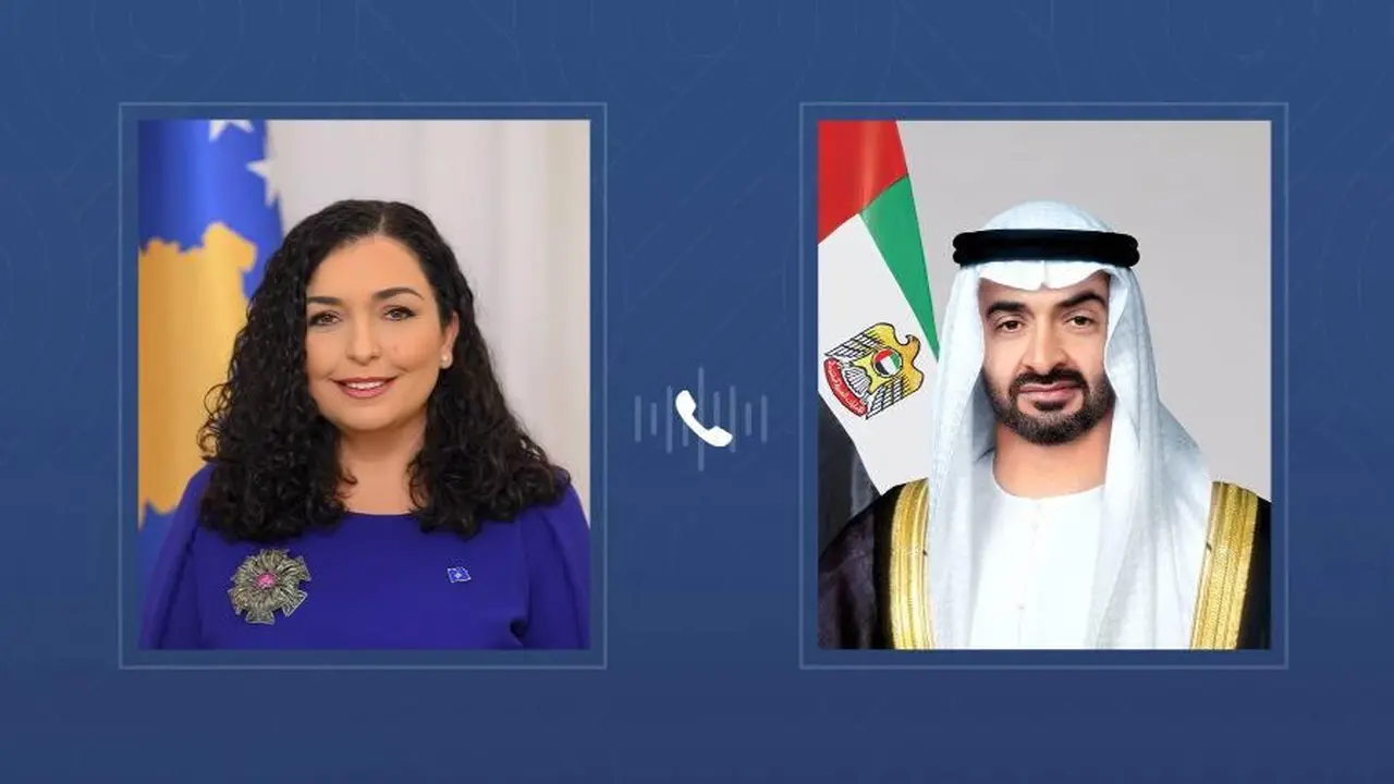 تفاصيل مباحثات محمد بن زايد ورئيسة كوسوفو حول الأوضاع العسكرية بالمنطقة